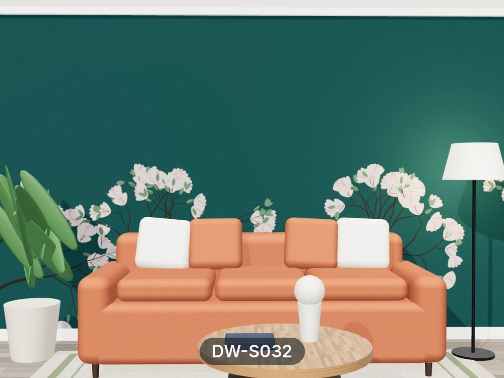 Magnolia Teal Wallpaper wallpaper