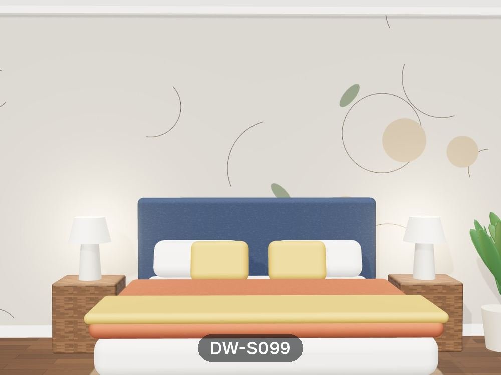 Japandi Line Warm White Wallpaper