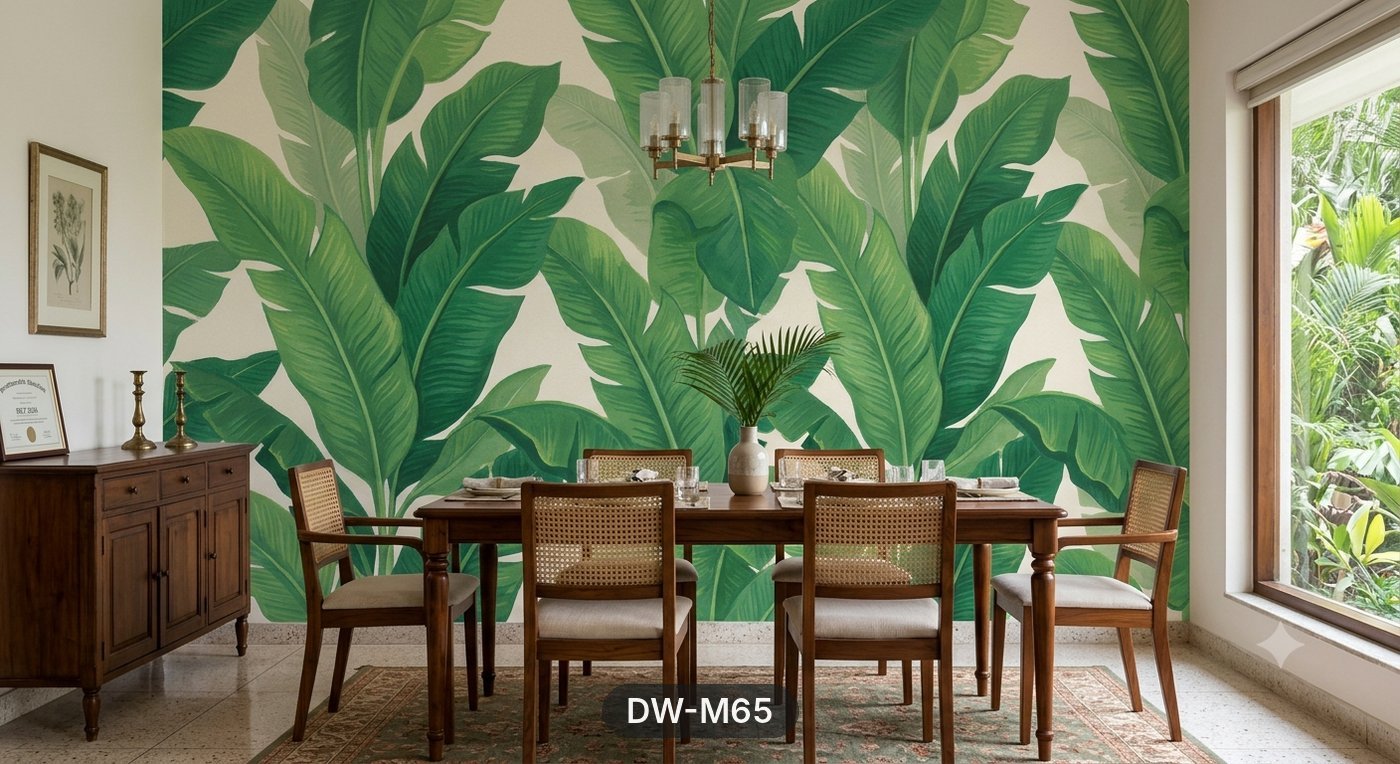 Tropical Banana Leaf Wallpaper wallpaper
